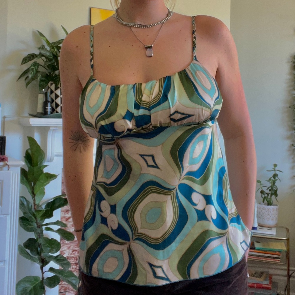 Iz Byer Groovy Tank Top
